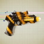 TTG LED Laser Gun Toy ?? Battery Operated Space Blaster with Flashing Lights & Sound (1 Set) - Image 2