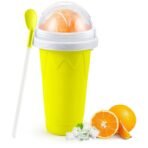 Magic Quick Frozen Smoothie Maker Cup Double-Layer Slushy Squeeze Cup (1 Piece)