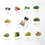childkraft 32-Piece Educational Vegetable Flash Cards Set