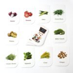 childkraft 32-Piece Educational Vegetable Flash Cards Set