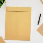 Kraft Envelopes  16x14 Inch Self-Seal for Invitations, Cards,  Office Use (1 Pc) - Image 3