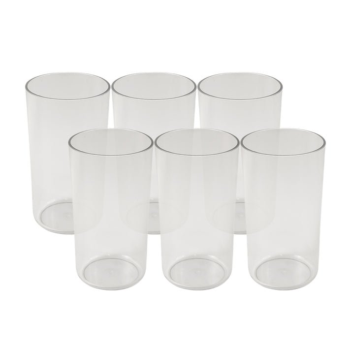 05_ddc804ba-5cdb-4c01-a0aa-036a1a4ee62b.jpg Clear Plastic Tumbler / Glass Set ? 6-Piece Unbreakable - Image 1