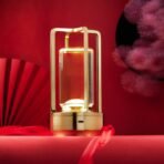 Lantern Lamp: Rechargeable LED with 3 Colors for Bedroom & Restaurant - Image 3