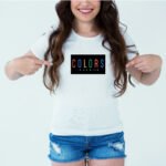 Designer Printed T-Shirt :: Design type - Colors In My Mind - Cloth type : Polyester