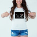 Designer Printed T-Shirt :: Design type - Paris - Cloth type : Polyester
