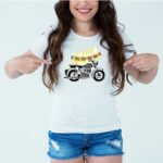 Designer Printed T-Shirt :: Design type - Ride For Soul - Cloth type : Polyester