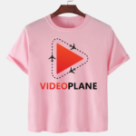 Pink Unisex Polyster Premium Quality Designer Printed T-Shirt