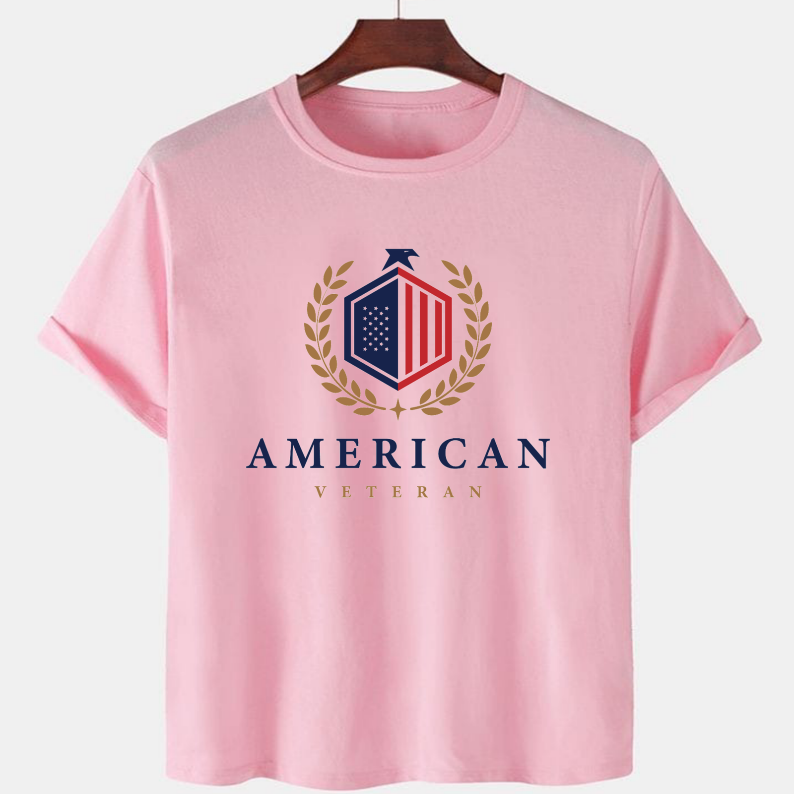 PNK-CTN-E-003.png Pink Unisex Polyster Premium Quality Designer Printed T-Shirt - Image 1