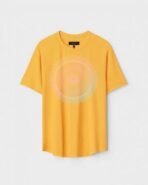 Yellow Unisex Polyster Regular Fit Printed Round Neck T-Shirt