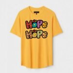 Yellow Unisex Cotton Regular Fit Printed Round Neck T-Shirt